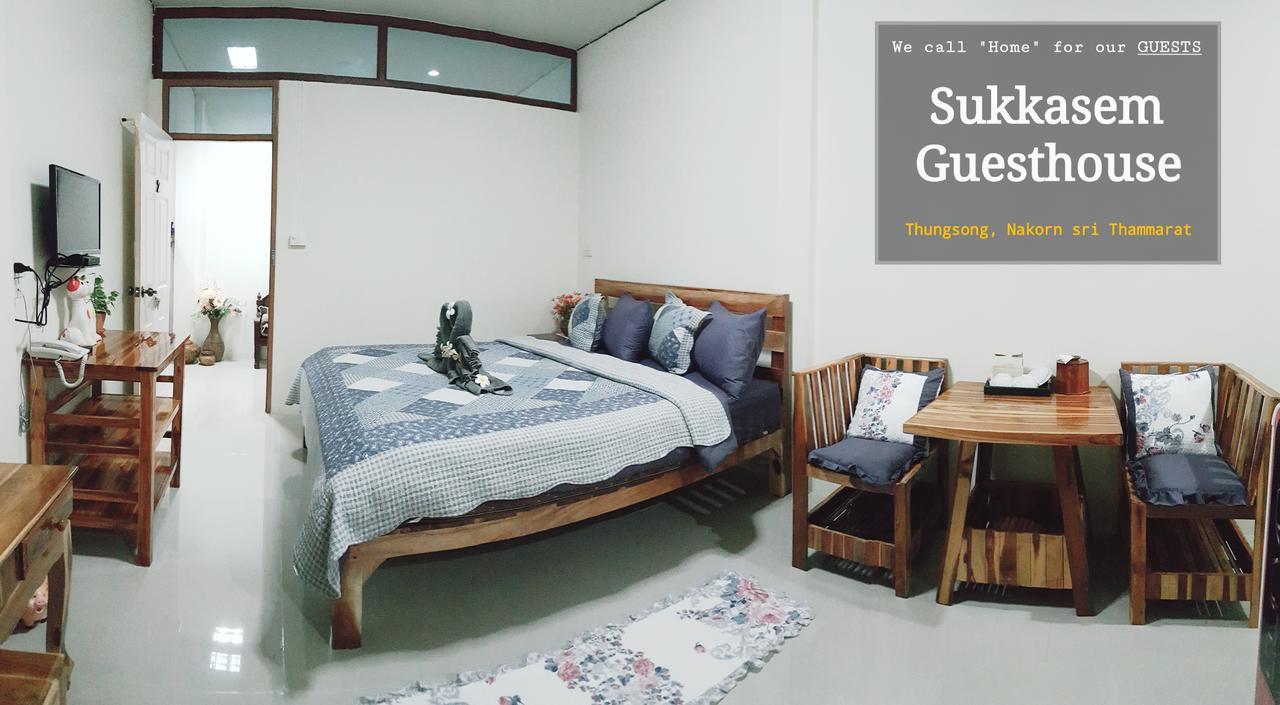 Sukkasem Guesthouse Thungsong Thung Song Dış mekan fotoğraf